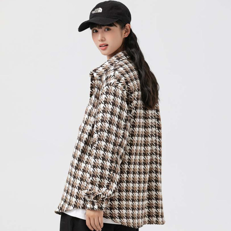 Unisex Jacket Autumn Loose Thick Shirt