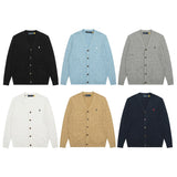 Rl xiaoma lava v neckknittingoutwearflap pocket pantscasualfall and winter single breasted couple cardigan woolen jacket