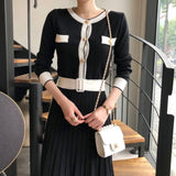 Women Maxi Dress Autumn and Winter Knitting Dress