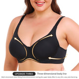 Full figure bra sports without wire