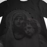 Hip-hop t-shirts: american-style short-sleeve fashion, trendy summer styles featuring star studs and rivets. cool, short-sleeved couple's tees