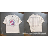 saint m t shirts s.m cartoon series graphic crewneck pullover short sleeve t-shirt