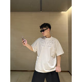 Ch hip-hop t-shirts: spring/summer hot seller - ch kevon embroidered letter short sleeve tee
