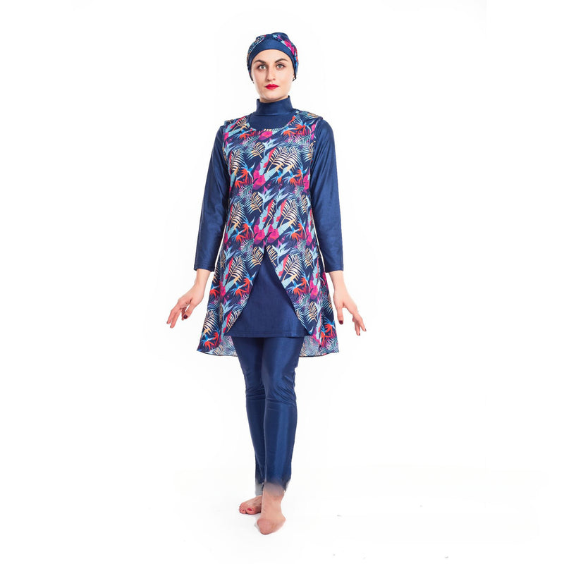 Muslim Bathing Suits Swimsuit Cloak Four-Piece Swimsuit Beachwear