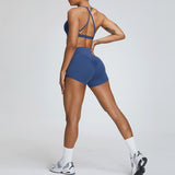 Women Yoga Sports Shorts Slim Fit Fitness Pants Running Workout Pants