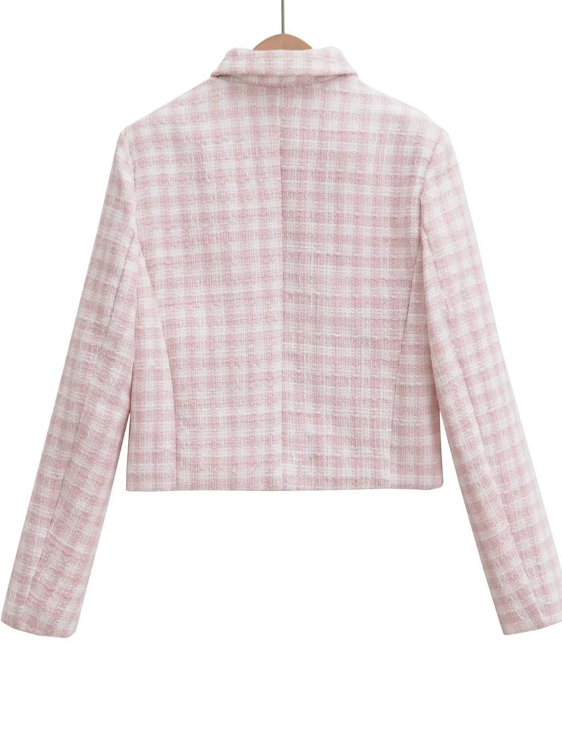 Women Suits Fall Long Sleeve Lapel Top Casual Suit Jacket