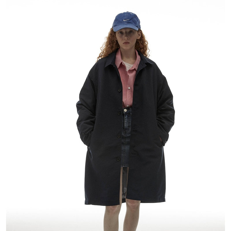 Unisex Jacket Retro Workwear Loose Top Coat