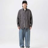 Unisex Jacket Autumn Text Printed Shirt