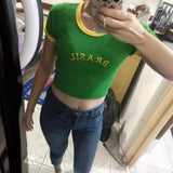 Women T-shirt Summer Short Sleeve T-shirt Y2g round Neck Pullover