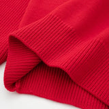 Women Sweater Knit Wear Zipper Wide Collar Casual Top Sweater