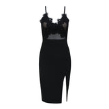 Women Evening Dress Sexy Lace Sling Dress
