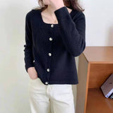 Women Knitwear Spring and Autumn Knitwear Loose-Fitting Long Sleeve Sweater