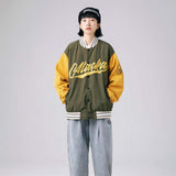 Unisex Jacket Autumn Embroidery Baseball Jacket