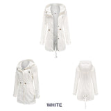 Women Trench Coat Anorak Women Spring and Autumn Coat Loose