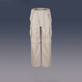 MIJKO Men's Vintage Pants MIJKO Men's Women's Straight Pants Drawstring Casual Pants