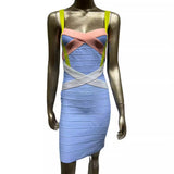 Women Dresses Bandage Dress Slim Fit Sheath Dress Party Dress (Ont0408)