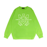 Amiri Long Sleeved Shirt Printed Trendy Pure Cotton