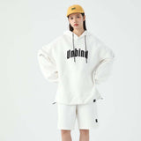 Unisex Sweater Autumn Letter Hooded Sweater