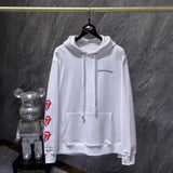 Chh Chrome Hearts Hoodie Autumn/Winter Letter Red Mouth Print Hooded Sweater