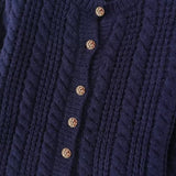 Women Sweater Knitwear Short Autumn and Winter Slim-Fit Flared Sleeves Knitted Coat Cardigan