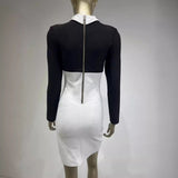 Women Dresses Polo Collar Button Bandage One-Piece Dress (Ont0408)
