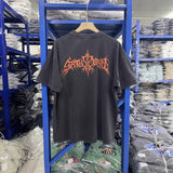 saint m t shirts s.m skull monkey graphic crew neck short sleeve tee