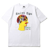Hip-hop t-shirts: american high street style, fun brain print, relaxed fit short sleeve tee