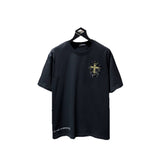 Ch hip-hop t shirts ch hot style sanskrit cross patch embroidery couple style short-sleeved t-shirt heavy industry versatile