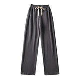 Women Sweatpants Straight-Leg Pants Sweatpants Loose Sports and Leisure Wide Leg Pants