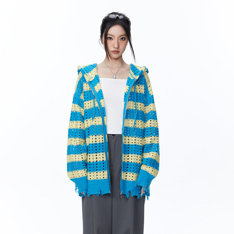 Unisex Jacket Fall Hollow out Sweater