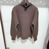 Women Knitted Pullover Turtleneck Sweater Vintage Loose Autumn Winter Coat