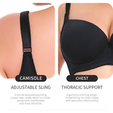 Full figure bra push-up adjustable type