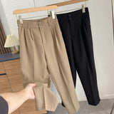 Women Sweatpants Summer Black Suit Pants Straight Harem Pants Pants