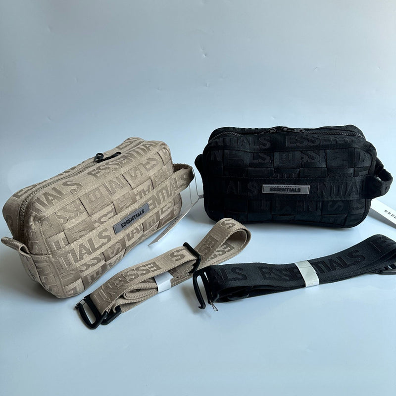 Men Fog Essentials Bag Autumn and Winter ESS Men's and Women's Jacquard Knitting Tooling Wind Crossbody Bag Shoulder Bag