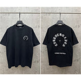 Ch hip-hop t shirts ch short-sleeved classic sanskrit horseshoe patch embroidertrendycasualeasiest for match