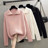 Women Knitted Pullover Autumn and Winter Sweater Turtleneck Sweater Slim Top