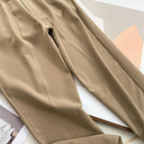 Women Sweatpants Summer Black Suit Pants Straight Harem Pants Pants