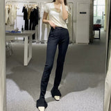 Women Sweatpants Spring Leisure Slim-Fitting Straight Pants