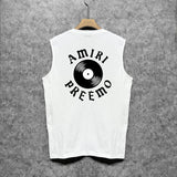 Amiri tank top radar sonic printing
