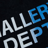 Gallery Dept T Shitrs Retro Washed Distressed Gradient Printing Short Sleeve