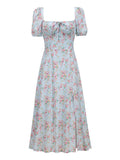 Women Dresses Floral Skirt Fashion Vacation Skirt (Zns0409)