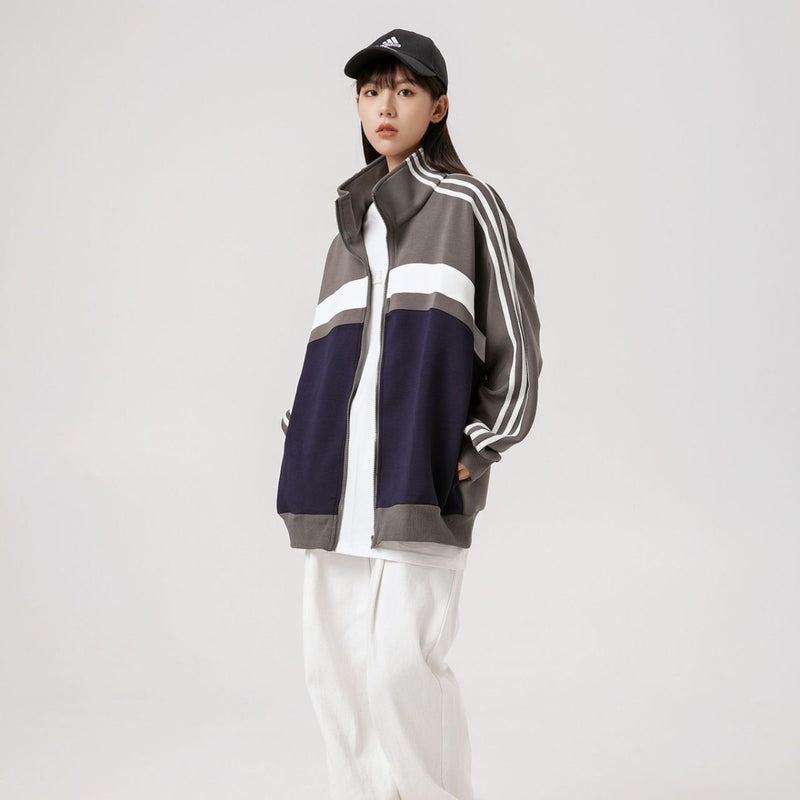 Unisex Jacket Autumn Retro Multicolor Jacket