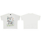 saint m t shirts s.m. equestrian character graphic crew neck pullover short sleeve tee