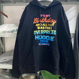 Vetements Hoodie Autumn and Winter Loose Version Men and Women Couple Hooded Sweater