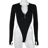 Women Jumpsuit Long Sleeve Slim Fit Jumpsuit