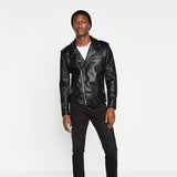 Men Motorcycle Jacket Imitation Leather Motorcycle Jacket