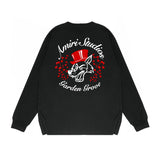Amiri Long Sleeved Shirt Printed Trendy Pure Cotton