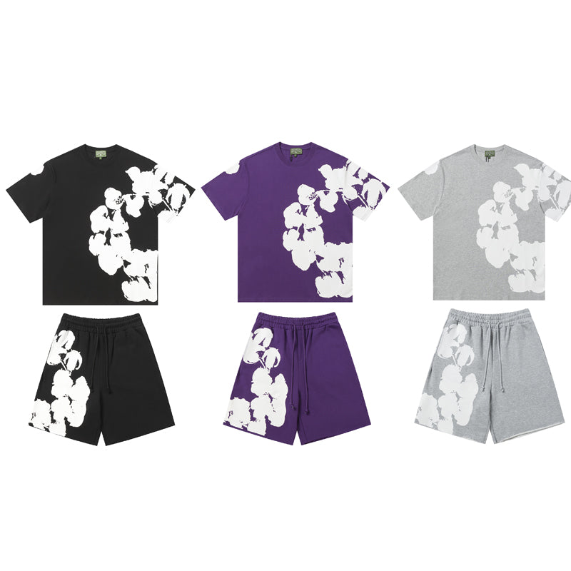 Denim Tears T shirt & Shorts 2 Piece Set