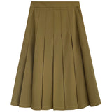 Women's Skirt Vintage Pleated Umbrella Skirt Skirt