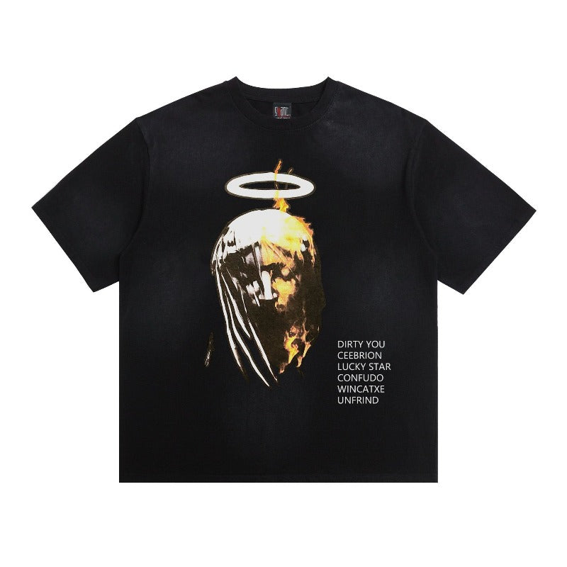 saint m t shirts s.m. devil dad graphic crewneck pullover short sleeve t-shirt